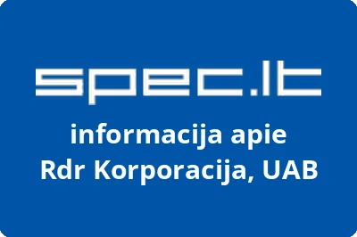 RDR korporacija, UAB