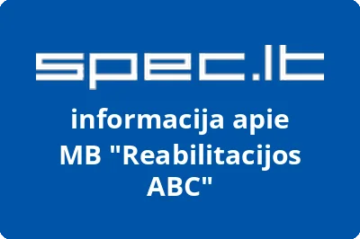 Reabilitacijos ABC, MB | spec.lt