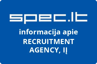 RECRUITMENT AGENCY, IĮ