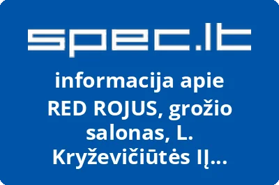 RED ROJUS, grožio salonas, L. Kryževičiūtės IĮ REDROJUSA