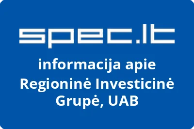 Regioninė Investicinė Grupė, UAB