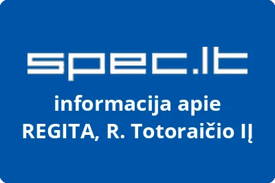 REGITA, R. Totoraičio, IĮ