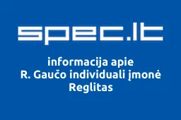 R. Gaučo individuali įmonė Reglitas | spec.lt