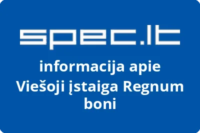 Regnum boni, VŠĮ | spec.lt