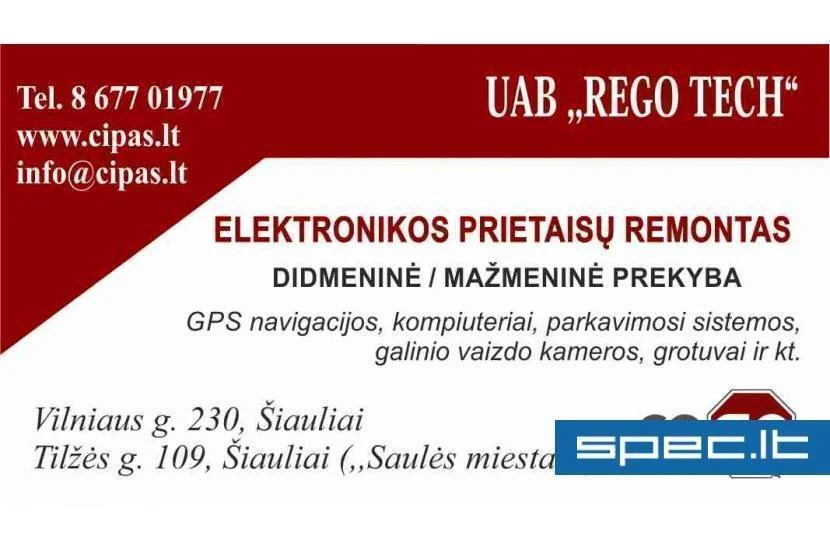 Regotechas, MB | spec.lt