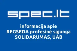 REGSEDA profesinė sąjunga SOLIDARUMAS, UAB | spec.lt