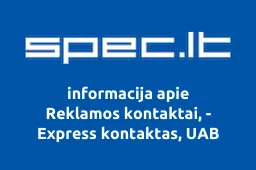Reklamos kontaktai, - Express kontaktas, UAB