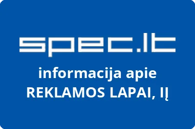 REKLAMOS LAPAI, IĮ