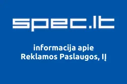 Reklamos Paslaugos, IĮ | spec.lt