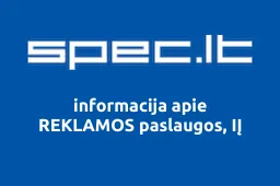 REKLAMOS paslaugos, IĮ | spec.lt