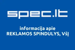 REKLAMOS SPINDULYS, VšĮ | spec.lt