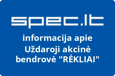 RĖKLIAI, UAB | spec.lt