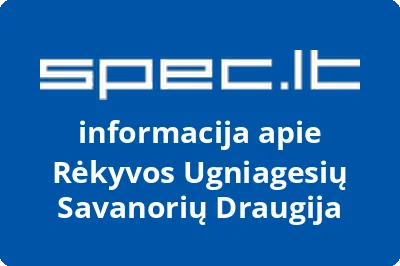 Rėkyvos ugniagesių savanorių draugija