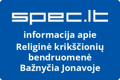 Religinė krikščionių bendruomenė Bažnyčia Jonavoje