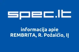 REMBRITA, R. Požaičio, IĮ | spec.lt