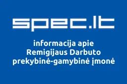 Remigijaus Darbuto prekybinė-gamybinė įmonė | spec.lt