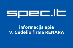 V. Gudelio firma RENARA | spec.lt
