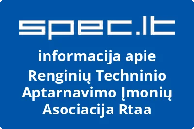 Renginių techninio aptarnavimo įmonių asociacija RTAA
