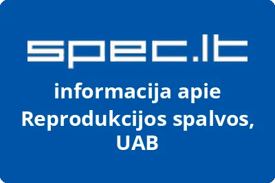 Reprodukcijos spalvos, UAB