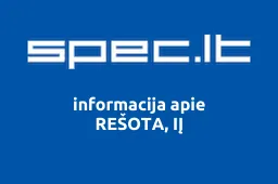 REŠOTA, IĮ | spec.lt