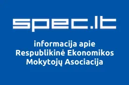 Respublikinė Ekonomikos Mokytojų Asociacija | spec.lt