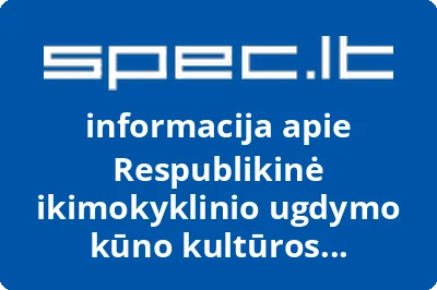Respublikinė ikimokyklinio ugdymo kūno kultūros pedagogų asociacija