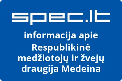 Respublikinė medžiotojų ir žvejų draugija Medeina