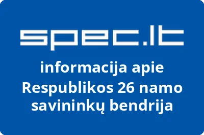 Respublikos 26 namo savininkų bendrija