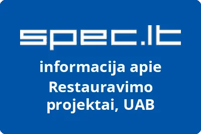 Restauravimo projektai, UAB