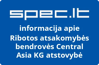 Ribotos atsakomybės bendrovės Central Asia KG atstovybė