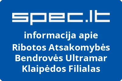 Ribotos Atsakomybės Bendrovės Ultramar Klaipėdos Filialas