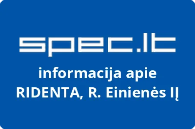 RIDENTA, R. Einienės, IĮ