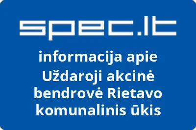 Rietavo komunalinis ūkis, UAB