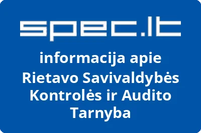 Rietavo savivaldybės kontrolės ir audito tarnyba