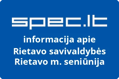 Rietavo savivaldybės Rietavo m. seniūnija