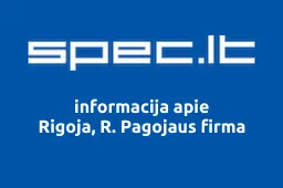 Rigoja, R. Pagojaus firma | spec.lt