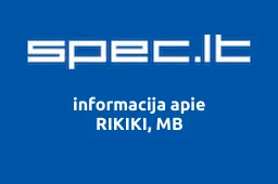 RIKIKI, MB | spec.lt