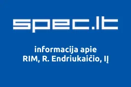 RIM, R. Endriukaičio, IĮ | spec.lt
