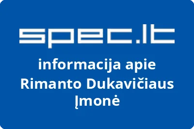 Rimanto Dukavičiaus individuali įmonė