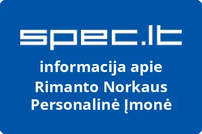 Rimanto Norkaus Personalinė Įmonė