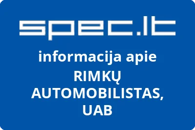 RIMKŲ AUTOMOBILISTAS, UAB
