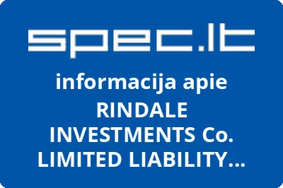RINDALE INVESTMENTS Co. LIMITED LIABILITY COMPANYATSTOVYBĖ
