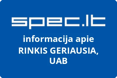RINKIS GERIAUSIA, UAB | spec.lt