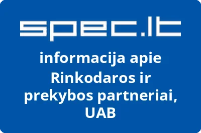 RINKODAROS IR PREKYBOS PARTNERIAI, UAB