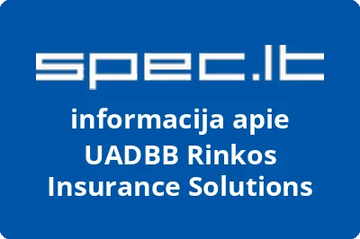 UADBB Rinkos Insurance Solutions