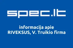 RIVEKSUS, V. Truikio firma | spec.lt