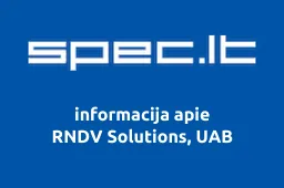 RNDV Solutions, UAB | spec.lt