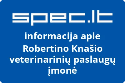 Robertino Knašio veterinarinių paslaugų įmonė
