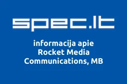 Rocket Media Communications, MB | spec.lt
