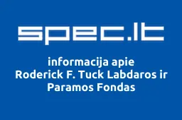 Roderick F. Tuck Labdaros ir Paramos Fondas iliustracija